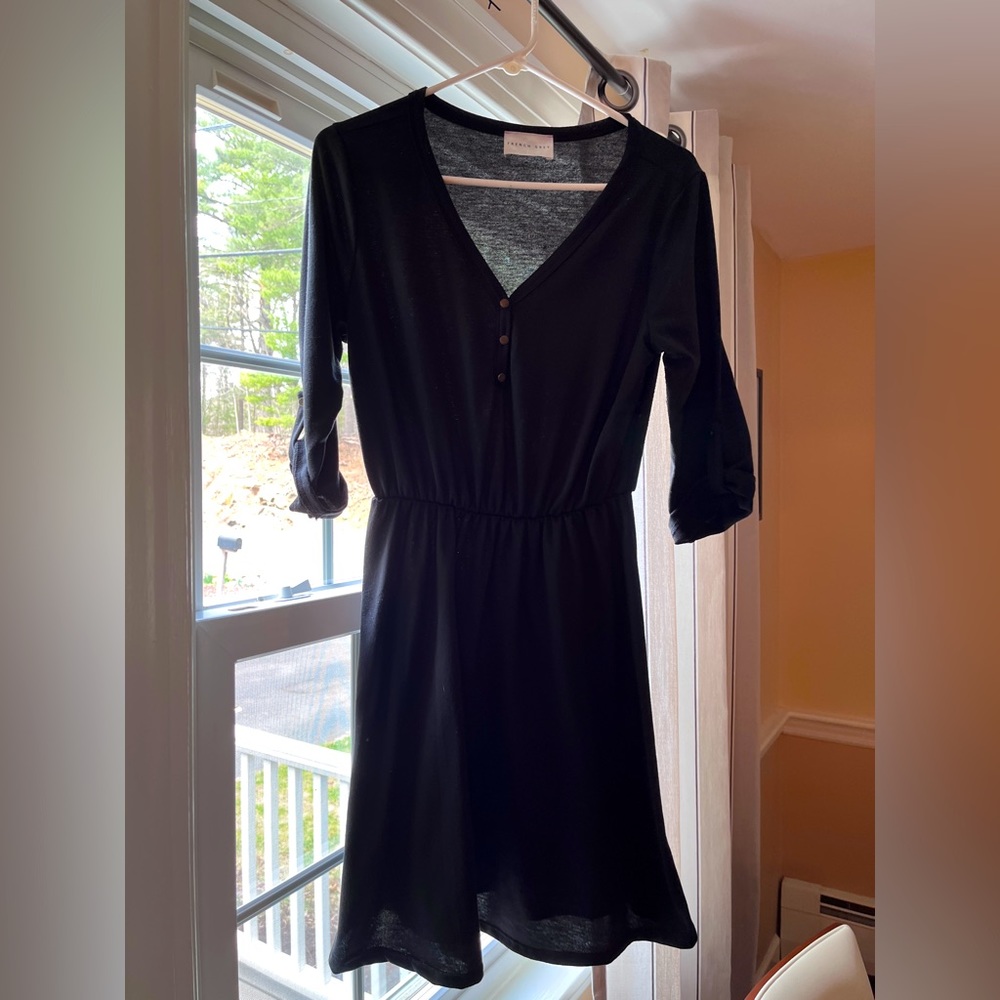 Black polyester French Grey dress